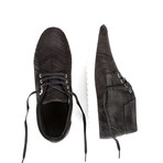 Prati // Wave-Stiched Sneakers // Black (US: 9)
