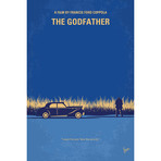 The Godfather Minimal Movie Poster // Chungkong (18"W x 26"H x 0.75"D)