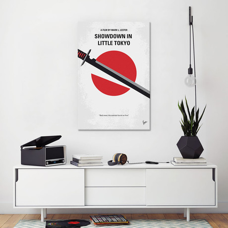 Showdown In Little Tokyo (18"W x 26"H x 0.75"D)