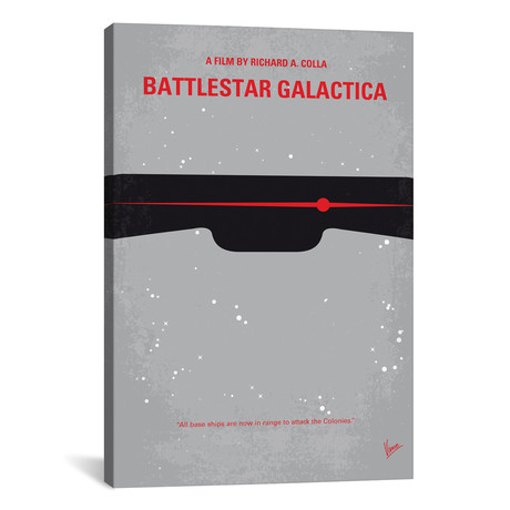 Battlestar Galactica (26"W x 18"H x .75"D)