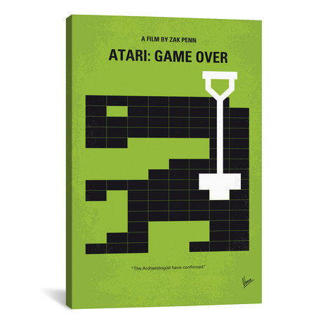Atari: Game Over (26"W x 18"H x .75"D)