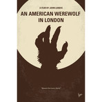 An American Werewolf In London (18"W x 26"H x 0.75"D)