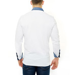 Long-Sleeve Polo // White (XL)