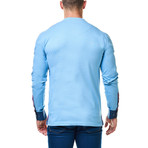 V-Neck Dress Shirt // Blue (M)