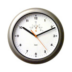 10.5" Aquamaster Weatherproof Wall Clock // Gunmetal