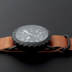 Peregrine Squadron Pilot Chronograph Quartz // PSA-CH-DLC-1AW // TM1064 // Unworn