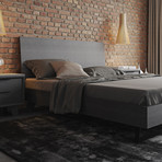 Amsterdam Bed // Gray Oak (Queen)