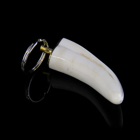 Warthog Ivory Tusk // Key Chain