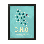 Molecule Peppermint (Stone Wood Frame)