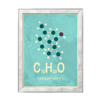 Molecule Peppermint (Stone Wood Frame)