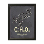 Molecule Licorice (Stone Wood Frame)