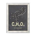 Molecule Licorice (Stone Wood Frame)