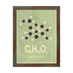 Molecule Glucose (Stone Wood Frame)