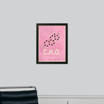 Molecule Estrogen // Pink (Stone Wood Frame)