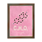 Molecule Estrogen // Pink (Stone Wood Frame)