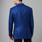 Satin Stripe Formal Jacket // Blue Steel (Euro: 54)