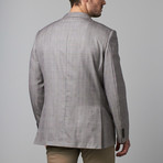 Glen Plaid Formal Jacket // Black + Grey (Euro: 56)