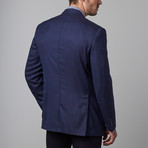 Textured Formal Jacket // Black + Blue (Euro: 53)