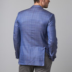 Glen Plaid Formal Jacket // Sky Blue (Euro: 54)