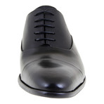 Two-Tone Textured Oxford // Black (Euro: 42)