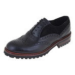 Treaded Brogue Oxford // Black (Euro: 45)