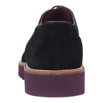 Suede Treaded Derby // Black (Euro: 43)