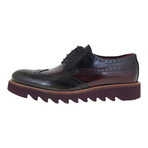 Treaded Brogue Derby // Black + Bordeaux (Euro: 42)