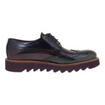 Treaded Brogue Derby // Black + Bordeaux (Euro: 42)