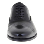 Polished Cap-Toe Oxford // Black (Euro: 40)