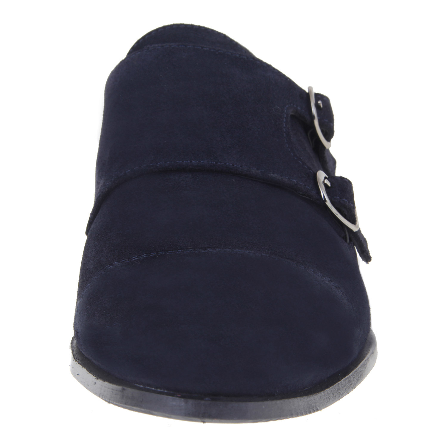 Suede Double-Monk Strap // Navy (Euro: 41) - Flawless Footwear - Touch ...