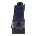 Suede Treaded Work Boot // Navy (Euro: 45)