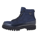 Suede Treaded Work Boot // Navy (Euro: 45)
