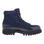 Suede Treaded Work Boot // Navy (Euro: 45)