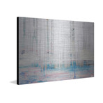 Blue Shimmer // Brushed Aluminum (36"W x 24"H x 1.5"D)