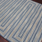 Dwell Area Rug // Light Blue (2'L x 3'W)