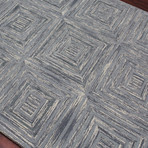 Dwell Area Rug // Steel Blue (2'L x 3'W)