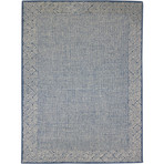 Calvin Area Rug // Blue (2'L x 3'W)