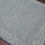 Calvin Area Rug // Blue (2'L x 3'W)