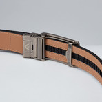 Black Canvas Belt // Graphite