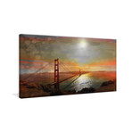 Sunrise Over Bridge // Canvas (24"W x 12"H x 1.5"D)