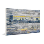 Skyline Bridge // White Wood (18"W x 12"H x 1.5"D)