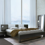 Monroe Bed // Gray Oak (Queen)