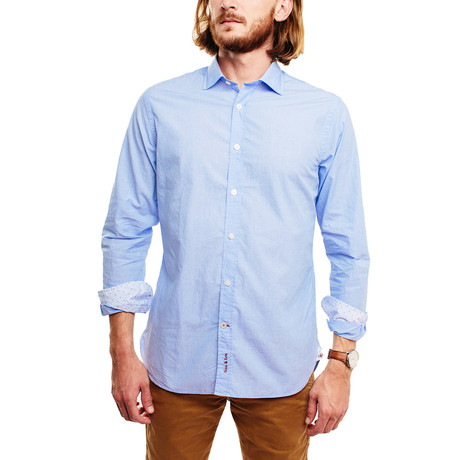 Ziiip Casual Shirt // Light Blue (S)