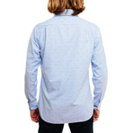 Miam Miam Casual Shirt // Light Blue + White Gingham (L)