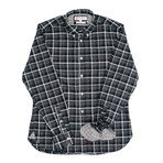 Babaam Casual Shirt // Dark Grey Plaid (XL)