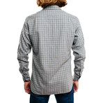 Vlang Casual Shirt // Light Grey Plaid (XL)