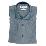 Greuuu Casual Shirt // Indigo Blue (S)