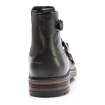 Triple Monk Boot // Black (Euro: 45)