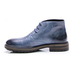 Lace-Up Chukka Boot // Blue (Euro: 43)