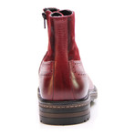 Mixed Wingtip Boot // Bordeaux (Euro: 40)